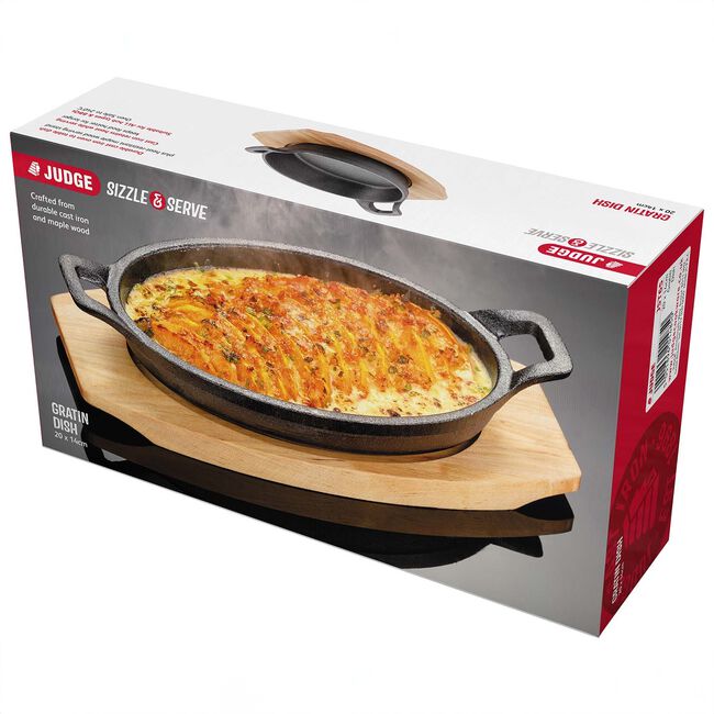 Judge Sizzle & Serve 20cm x 14cm Gratin Dish