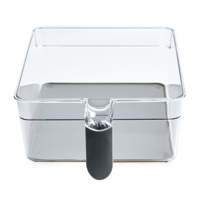 Clear Handled Storage Basket Large