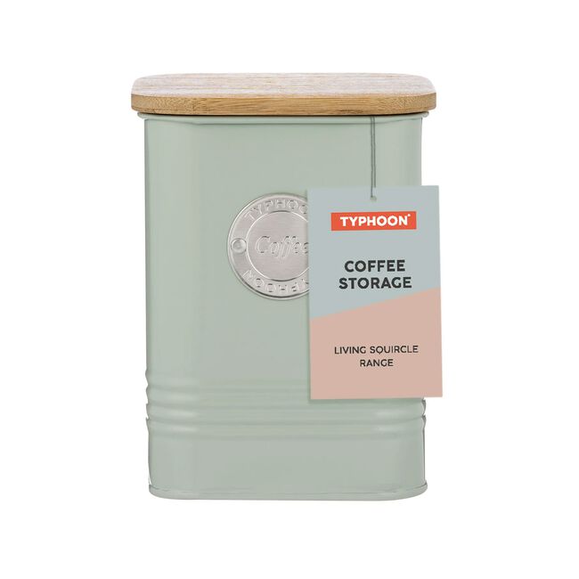 Typhoon Living Squircle Mint Coffee Canister