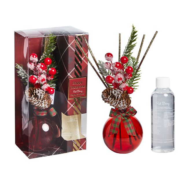 Christmas Ornament Red Berry 100ml Reed Diffuser