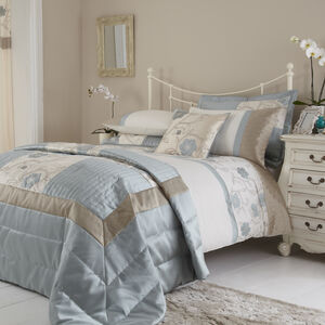 Alicia Duvet Set Duck Egg 053124