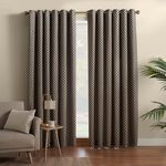 MIDNIGHT MOOD BLACK 66x54 Curtain