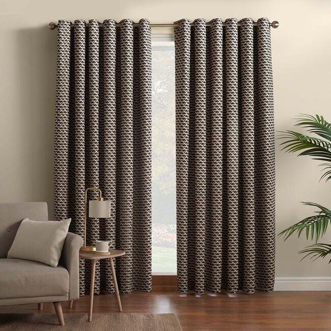 MIDNIGHT MOOD BLACK 66x54 Curtain