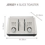 Haden Cotswold Putty 4 Slice Toaster