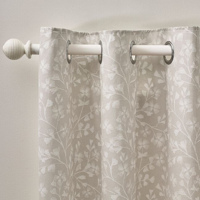 CATHERINE LANSFIELD BROOKE FLORAL NATURAL 66X54 Curtain