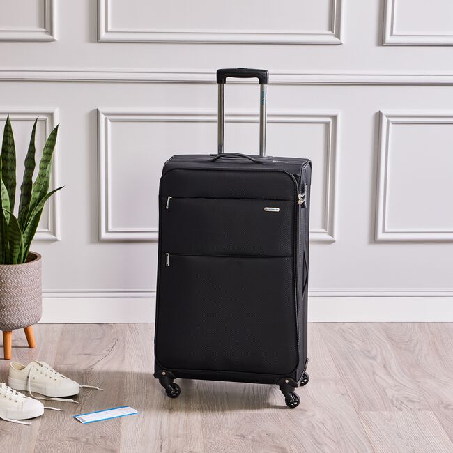 Large Lightweight Luggage - Black