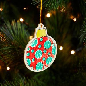 4 Pack Colour Your Own Baubles 