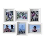 6 Multi Aperture Frame White