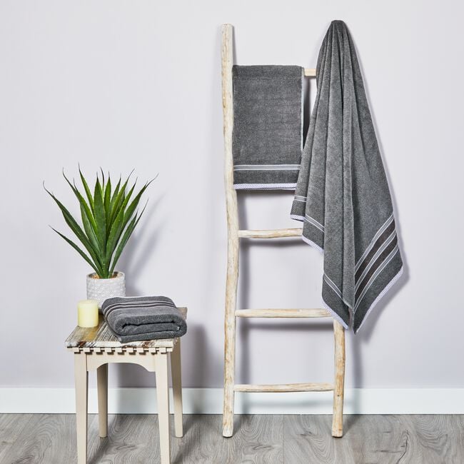 ADARE GREY 600GSM Hand Towel