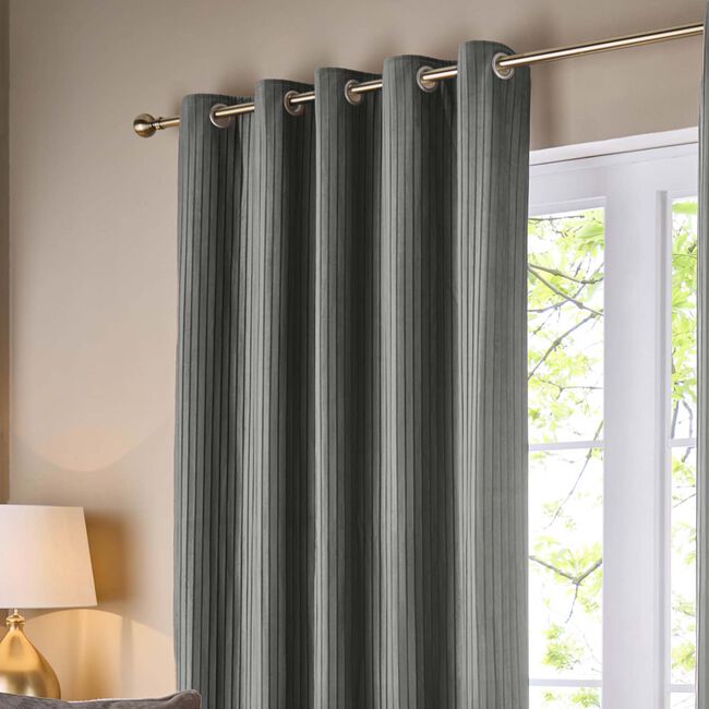 PAOLETTI CORINTHIAN GREY 66X54 Curtain