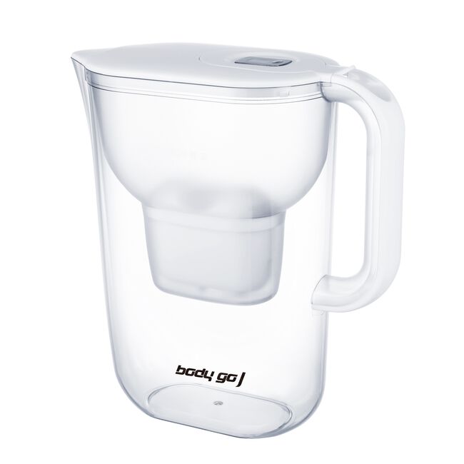 Body Go White 2.4L Water Jug with LCD Indicator