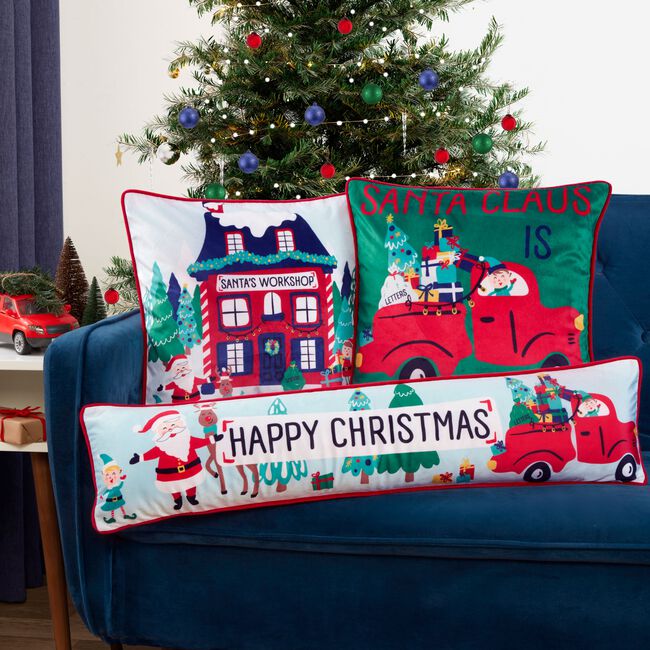 Santa's Workshop Draught Excluder 22cm x 90cm 