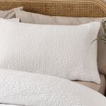 CATHERINE LANSFIELD SINGLE DUVET COVER Crinkle Seersucker White