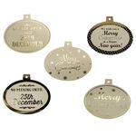 Foil Christmas Gift Tags 50 Pack