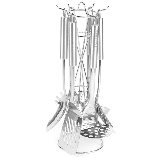 Russell Hobbs 6 Piece Kitchen Utensil Set & Holder