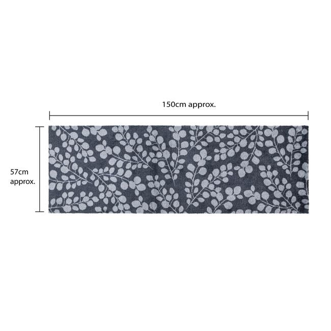 JVL Branches Black/Grey Mega Runner 57cm x 150cm