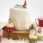 Christmas Gonk & Merry Christmas Cake Topper