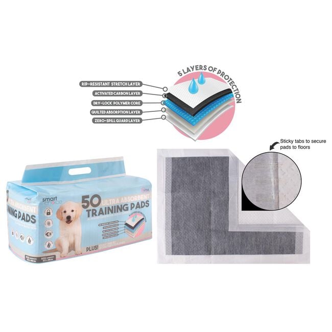 Premium Puppy Pads - 50 Pack