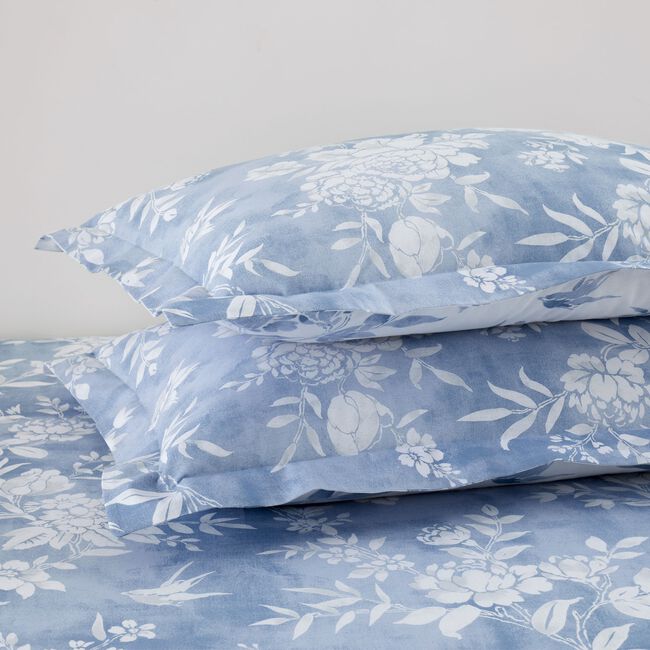 Priscilla Oxford Pillowcase Pair - Chambray