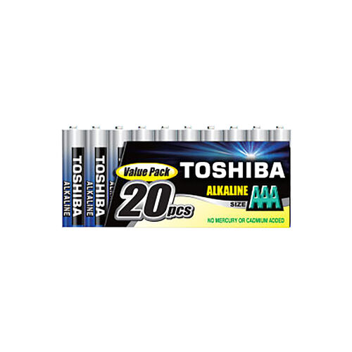Toshiba AAA Batteries 20 Pack