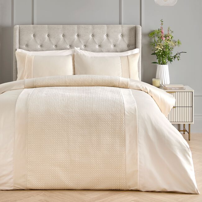 KING SIZE DUVET COVER Soiree Iras Natural