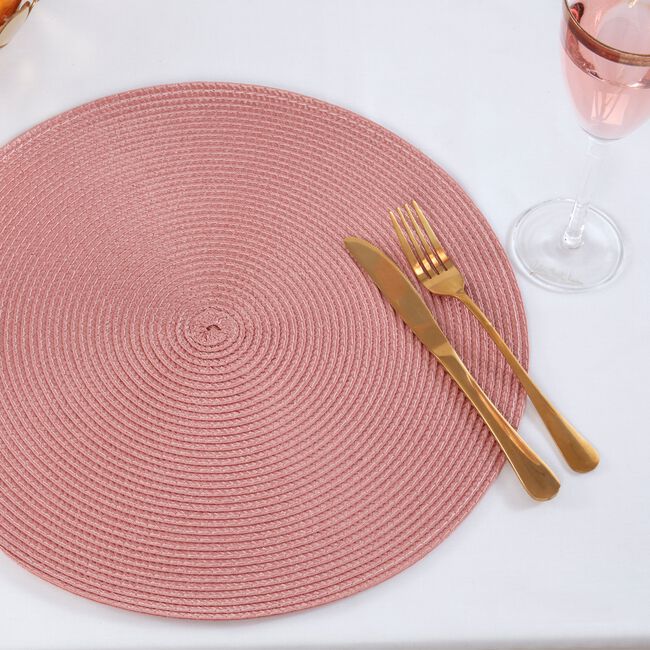 Round Woven Rose