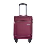 Cabin Size Lightweight Softcase Luggage - Merlot
