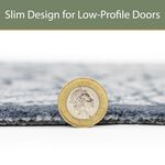 Flowers Black/Grey Mega Runner 57cm x 150cm