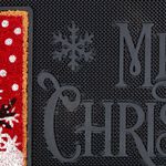 Reindeer Rubber Pin Christmas Doormat 40cm x 70cm