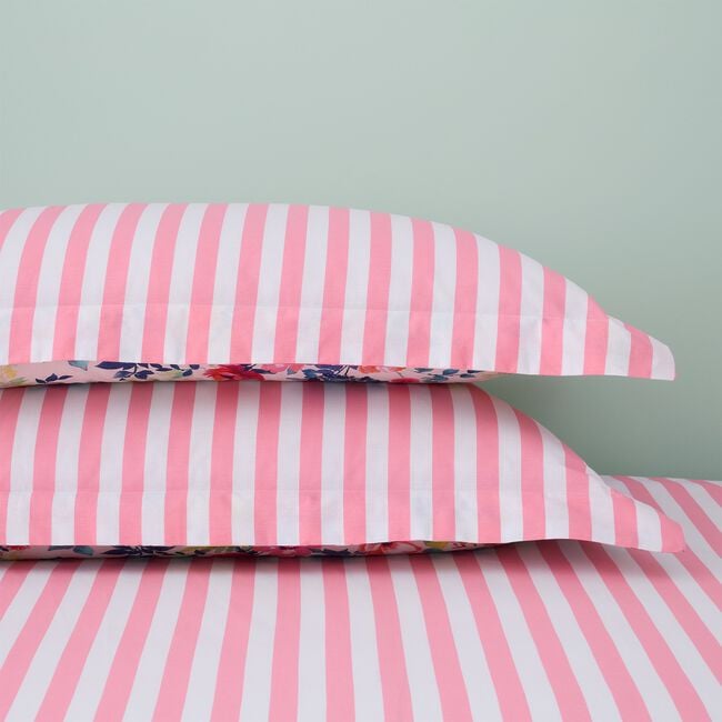 Ottilie Oxford Pillowcase Pair - Pink