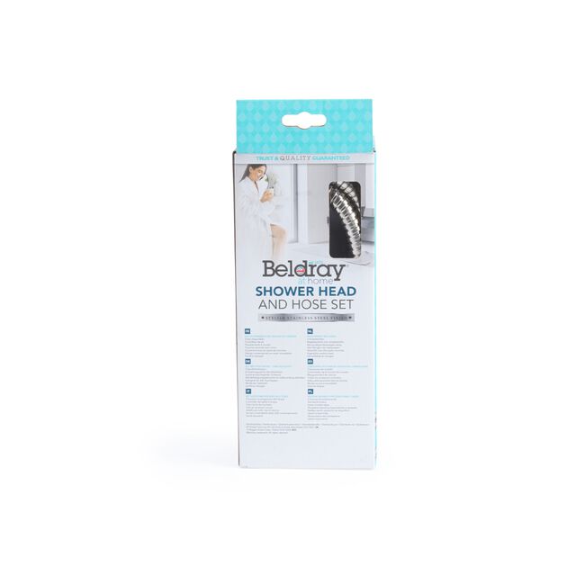 Beldray 1.5m Hose & 3 Spray Function Shower Set