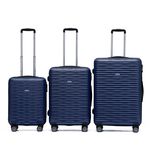 MEDIUM Lightweight Hardshell Luggage - Navy Blue