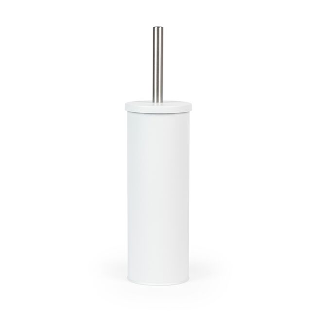BELDRAY WHITE ROUND TOILET BRUSH With Silicone Head 