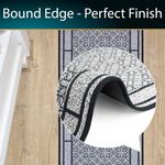 JVL Avanti Grey Runner 50cm x 150cm