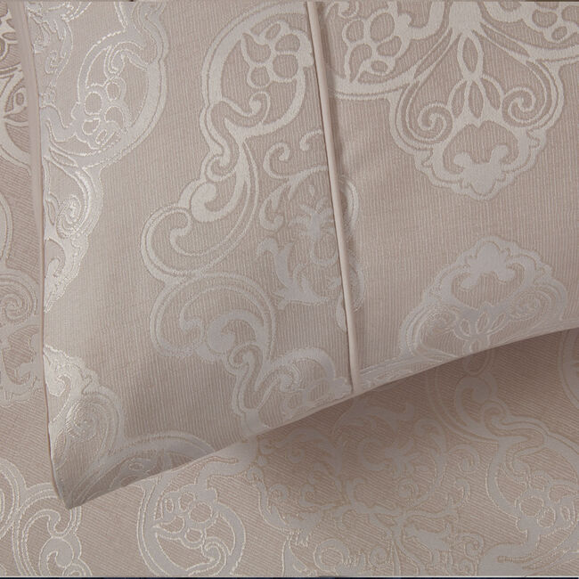 KING SIZE DUVET COVER Enniskerry Jacquard Champagne