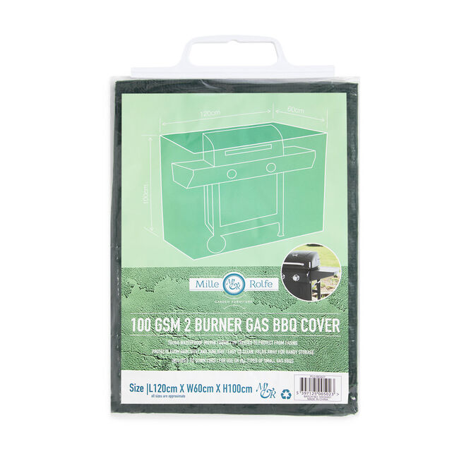 100GSM 2 Burner Gas BBQ Cover