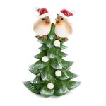 Light Up Christmas Tree With Robins