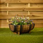 Half Barrel Plant Pot 18.5cm