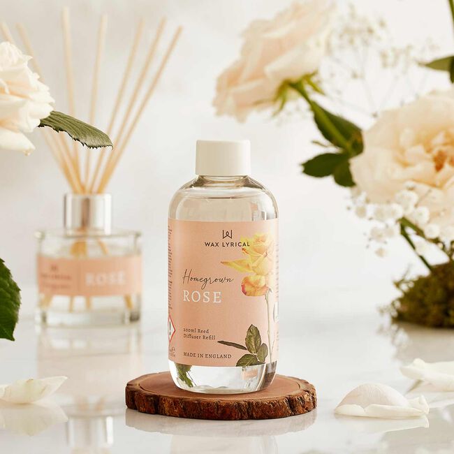 Wax Lyrical Home Grown 200ml Refill Rose
