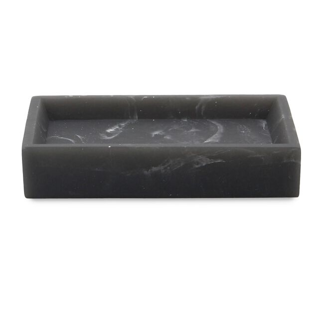 SALERNO SOAP DISH Black