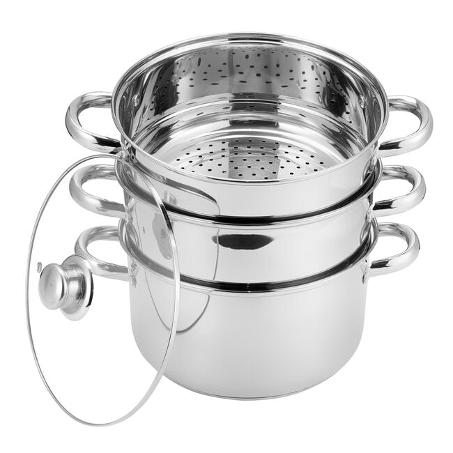 Dynamic Chef 24cm 3 Tier Steamer