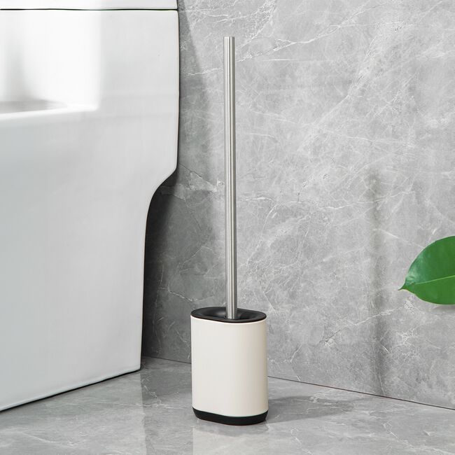 Nordhaus Beige Toilet Brush and Holder