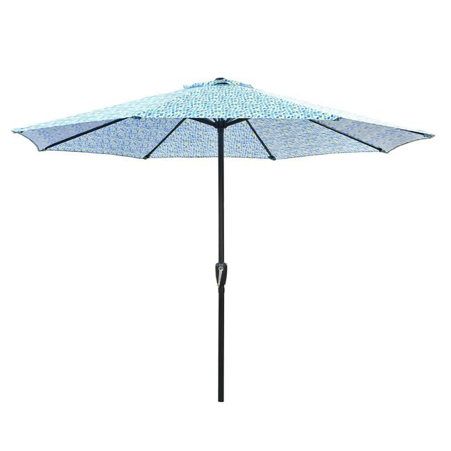 2.7M CRANK & TILT SUN PARASOL Tropical Green