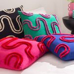 HEYA HOME ARCHIE COBALT 45x45 Cushion