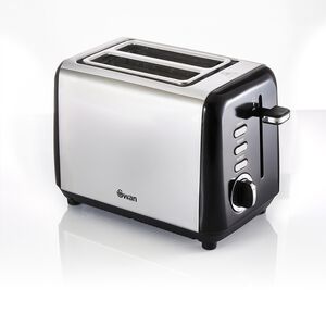 SWAN TOWNHOUSE BLACK 2 Slice Toaster