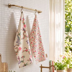 Cath Kidston Spring Birds 2 Pack Tea Towels