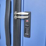 Large Lightweight Hardshell Luggage - Dusty Blue