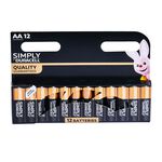 Duracell Simply AA Batteries 12 Pack