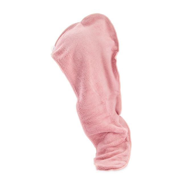 NICOLE DAY FLEECE PINK Hair Turban