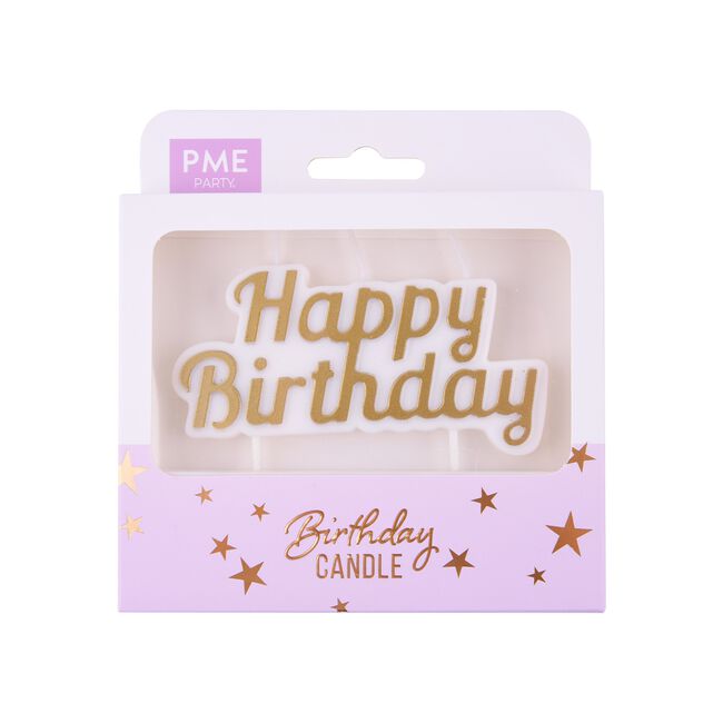 PME Happy Birthday Candle